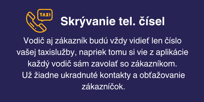 Skrývanie tel. čísel