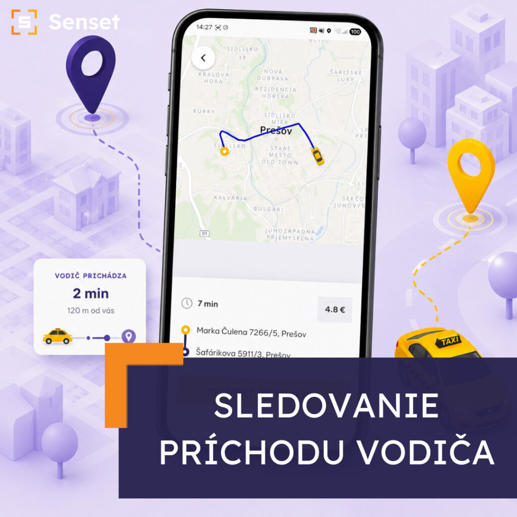 Sledovanie príchodu vodiča