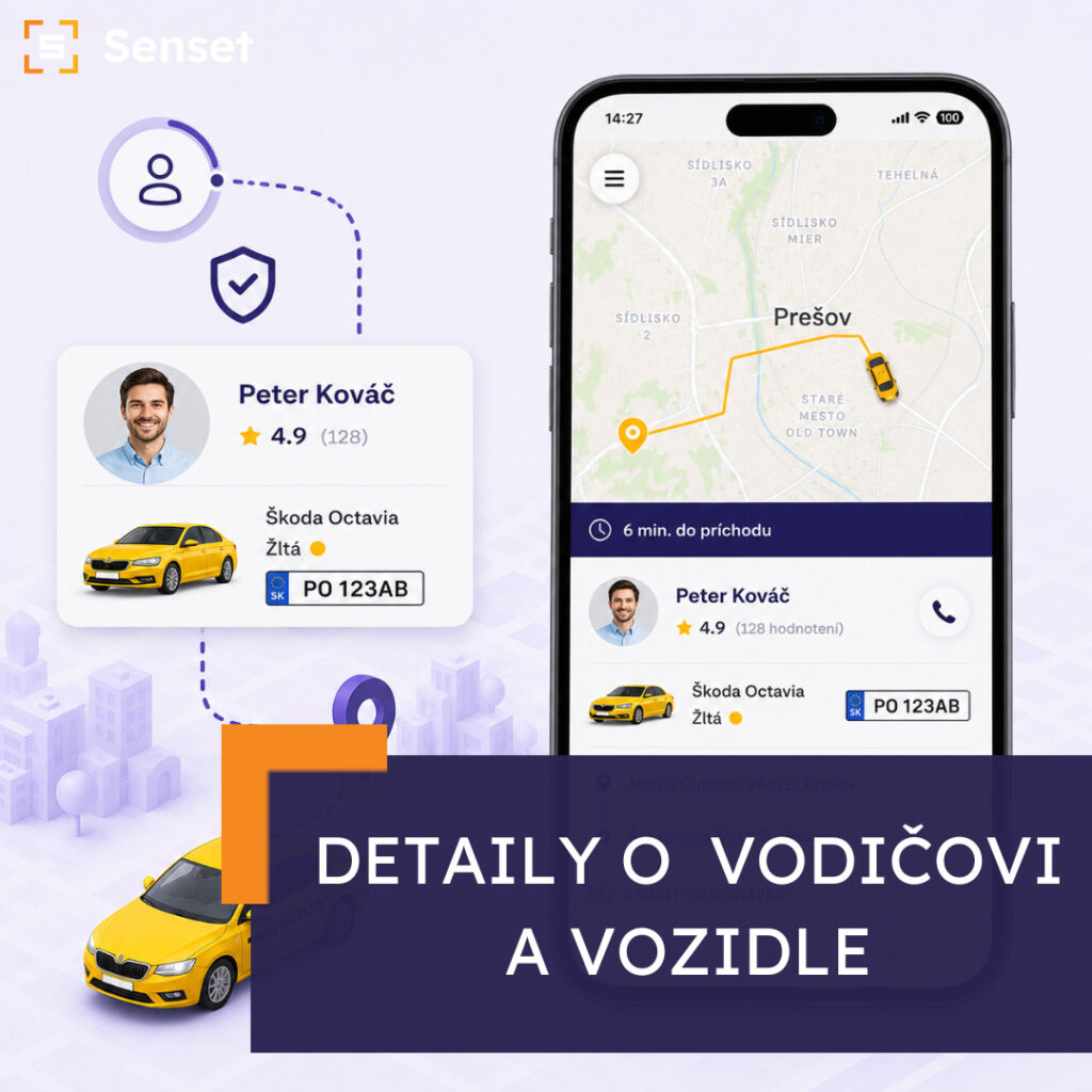 Prehľad detailov o pridelenom vodičovi a vozidle