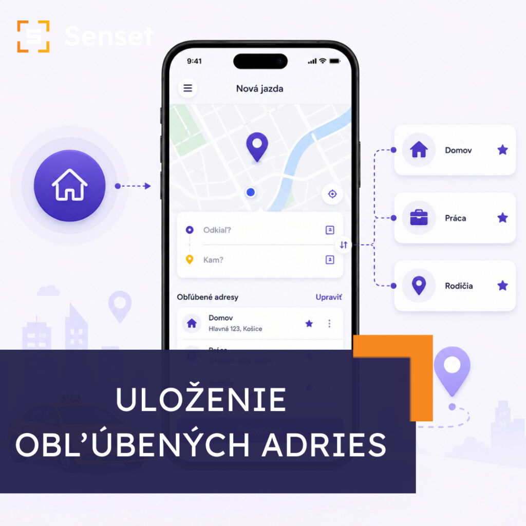 Uloženie obľúbených adries