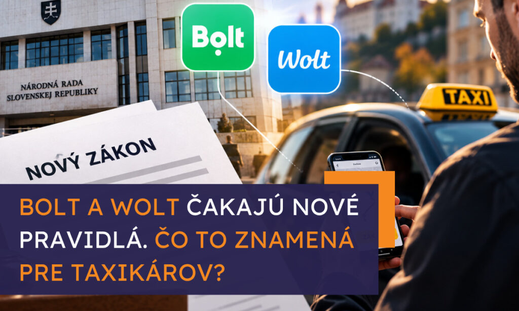 Bolt a Wolt čakajú nové pravidlá. Čo to znamená pre taxikárov?