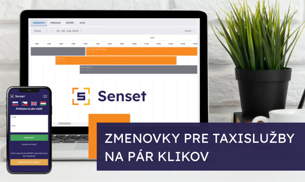 Zmenovky v Senset na pár klikov: Návod pre majiteľov taxislužieb aj vodičov
