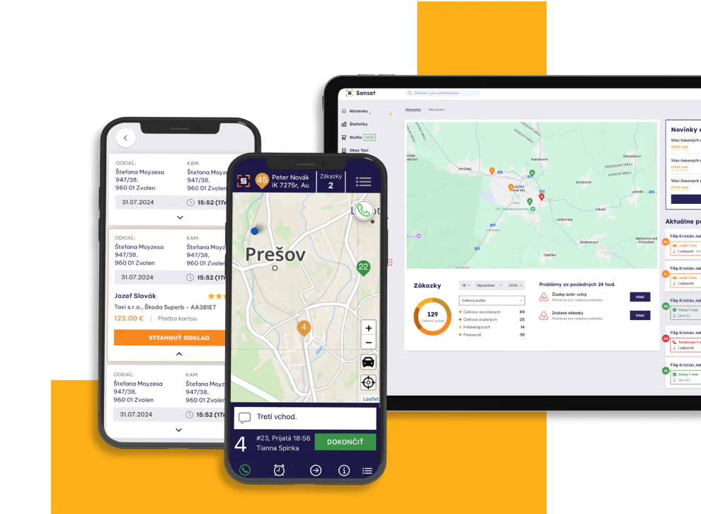 Senset je plne automatizovaný dispečing