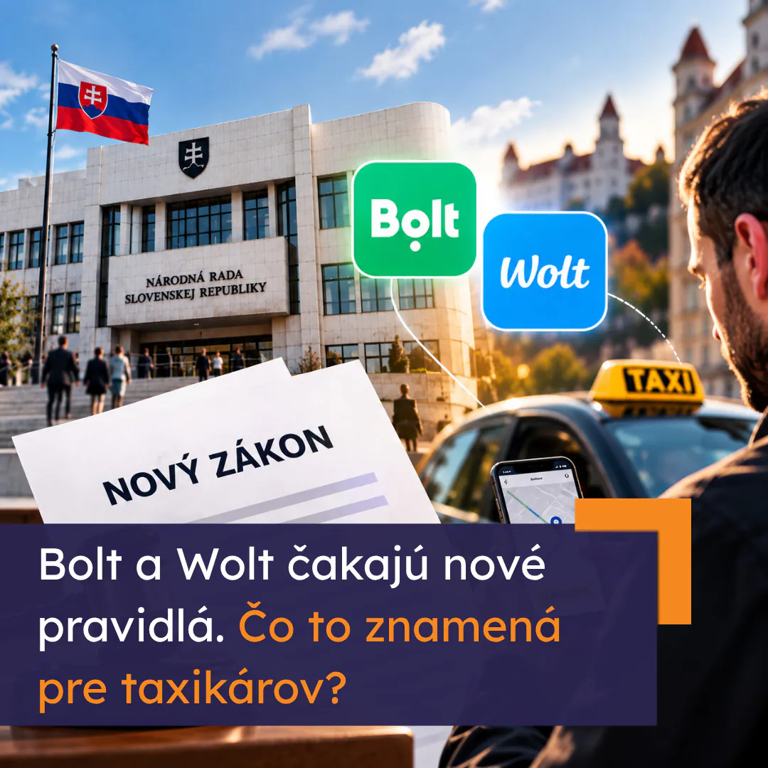 Bolt a Wolt čakajú nové pravidlá. Čo to znamená pre taxikárov?